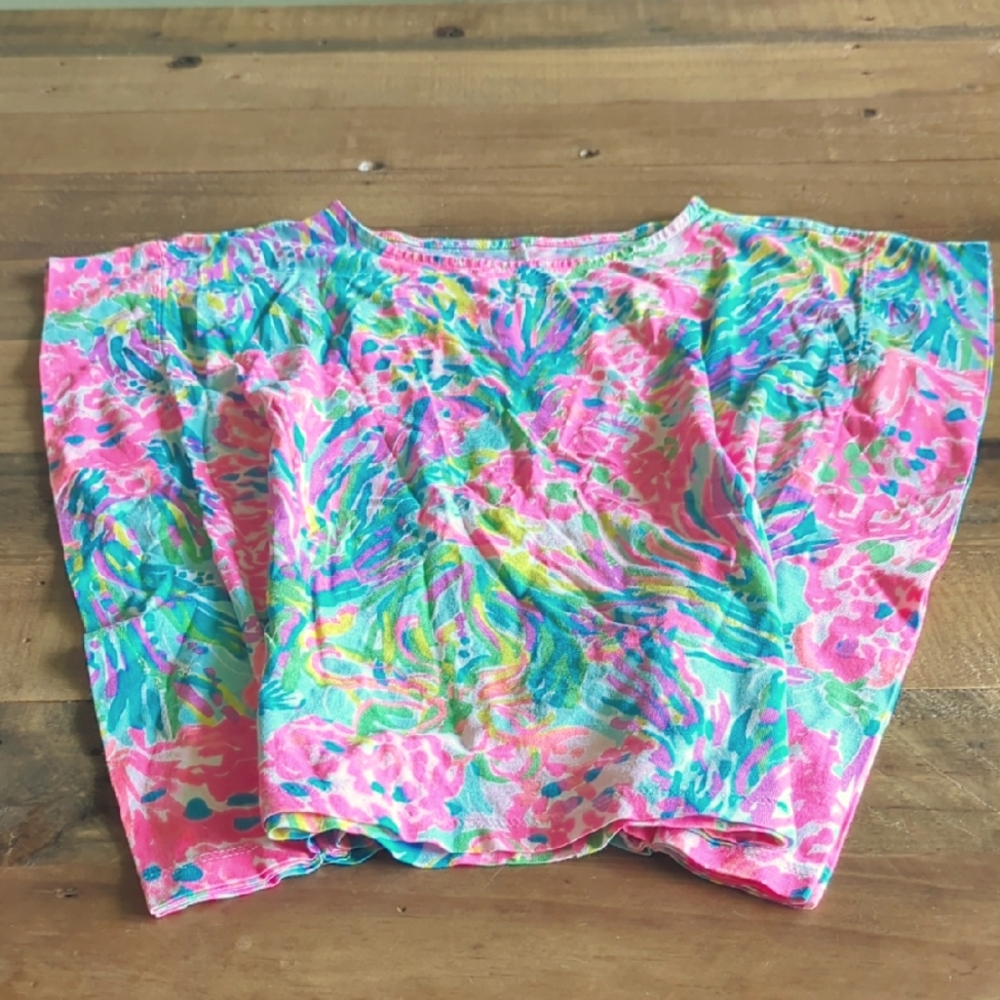 Lilly Gabby print box tee